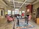 The luxurious lobby provides a welcoming space for residents with comfortable seating and stylish decor at 8137 Claire Ann Dr # 203, Orlando, FL 32825