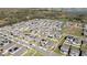 Wide aerial view of neighborhood including houses, green spaces, and surrounding areas at 1097 Hendon Loop, Davenport, FL 33837