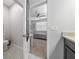 Bathroom view, including vanity and bedroom at 1097 Hendon Loop, Davenport, FL 33837