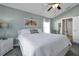 Relaxing bedroom featuring soft lighting, tasteful decor, comfortable furniture, and a serene ambiance at 1238 James Ln, Kissimmee, FL 34759