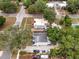 Aerial view of the home and neighborhood at 528 S 8Th St, Lake Wales, FL 33853