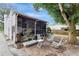 Inviting backyard with a screened-in porch and ample seating, perfect for enjoying the outdoors at 528 S 8Th St, Lake Wales, FL 33853