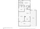 Detailed floor plan showing the layout of rooms in the mobile home, including the living area and bedrooms at 6719 Canterbury Ne Dr, Winter Haven, FL 33881