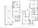 Detailed floor plan showcasing layout of rooms, including kitchen, living room, bedrooms, and bathrooms at 8012 Lost Shaker Ln, Kissimmee, FL 34747