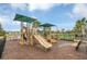 Community playground with slides, climbing structures, and sun shades for outdoor fun at 1877 River Crest Ave, St Cloud, FL 34771