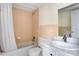 Bathroom features a tub, shower, toilet, and a vanity with sink and cabinet at 406 Oak Haven Dr # 406, Altamonte Springs, FL 32701