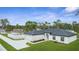 A charming single-Gathering home with a well-manicured lawn, a driveway, and a separate garage at 41 Peterlee Ct, Kissimmee, FL 34758