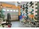 Organized two-car garage with ample storage space and room for bikes and equipment at 4925 Poolside, St Cloud, FL 34769