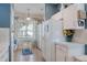 Kitchen nook featuring tiled floors, large windows, and beachy accents at 4925 Poolside, St Cloud, FL 34769