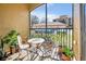 Relaxing patio space with seating, surrounded by lush greenery and natural light at 6153 Metrowest Blvd # 103, Orlando, FL 32835