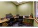 Well-equipped business center with multiple workstations, computers, and ample desk space at 8974 California Palm Rd, Kissimmee, FL 34747