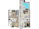 Detailed floor plan of the property showing layout of rooms and amenities at 8974 California Palm Rd, Kissimmee, FL 34747