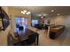 Open-concept dining area with seamless connection to the kitchen and living room at 8974 California Palm Rd, Kissimmee, FL 34747