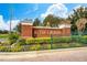 Elegant Keene's Pointe community sign with lush landscaping and a welcoming entrance at 11856 Vinci Dr, Windermere, FL 34786