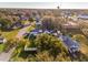 Aerial view of neighborhood featuring fenced yards and mature trees at 1205 Wisconsin Ave, St Cloud, FL 34769