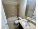 Bathroom with a shower-tub combo, tile floor, and vanity sink at 14320 Desert Haven St # 3906, Windermere, FL 34786