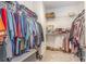 Walk-in closet filled with clothes, shelving and carpeted floors at 16694 Olive Hill Dr, Winter Garden, FL 34787