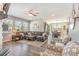 Spacious living room with hardwood floors and natural light at 16694 Olive Hill Dr, Winter Garden, FL 34787