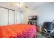 Relaxing bedroom with closet, television, and a comfortable workspace at 6 Escondido Cir # 58, Altamonte Springs, FL 32701