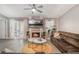 Comfortable living room with fireplace, modern furniture, and open layout, perfect for relaxing at 6 Escondido Cir # 58, Altamonte Springs, FL 32701