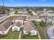 Bird's eye view of the property showcasing landscaping and nearby streets at 734 Olympic Cir # 30, Ocoee, FL 34761