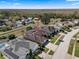 Aerial view of a home with a red arrow pointing to the house at 141 Prestwick Dr, Davenport, FL 33897