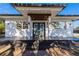 A close up of the front entrance revealing a modern door and sleek architectural design at 2061 S Peninsula Dr, Daytona Beach, FL 32118