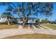 A charming home featuring a well-manicured front yard with large shade tree at 2061 S Peninsula Dr, Daytona Beach, FL 32118