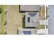 Clean aerial view of roof top with solar panels. Energy efficient living and a fantastic investment at 293 Pineywoods St, St Cloud, FL 34772