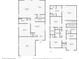 Detailed floor plan showcasing the layout of the home's two floors, including bedrooms, bathrooms, and living spaces at 301 Pendant Ct, Kissimmee, FL 34747