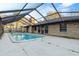 Enclosed swimming pool offers a private and refreshing outdoor space at 4172 Stonehenge Rd, Mulberry, FL 33860