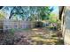 Spacious fenced backyard with mature trees and ample space for gardening and entertaining at 419 Cierra Oaks Cir, Lady Lake, FL 32159