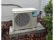 Daikin HVAC unit exterior with concrete pad for durability and efficient temperature control at 461 Treviso Dr, Poinciana, FL 34759
