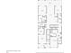 Second floor plan boasting multiple bedrooms, bathrooms, and a balcony at 7921 Jacks Club Dr, Kissimmee, FL 34747
