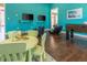 Fun playroom with colorful walls, a table for activities, and a foosball table at 8982 Shine Drive, Kissimmee, FL 34747