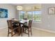 Eat-in dining area with a window overlooking the backyard at 1264 Bonita Canyon Dr, Kissimmee, FL 34759