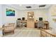 Comfortable work room featuring two stations, stylish chairs, natural light, and relaxing decor at 313 Lucaya Loop # 313, Davenport, FL 33897