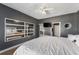 Relaxing main bedroom with decorative mirror and attached bathroom access at 485 Disa Dr, Davenport, FL 33837