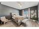 Spacious main bedroom offers a cozy atmosphere with neutral tones and natural light at 485 Disa Dr, Davenport, FL 33837