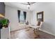 Well-lit office space with desk, chair, and large window at 485 Disa Dr, Davenport, FL 33837