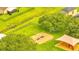 Community playground with green space, swing sets and protective shade at 943 Van Loon Ct, Kissimmee, FL 34758