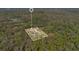 Wooded lot highlighting property lines, the home's location, and the surrounding lush forest at 953 Baron Rd, Orlando, FL 32828