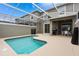 Screened-in pool area offers a private retreat with outdoor cooking, perfect for year-round enjoyment at 1048 Leader St, Davenport, FL 33896