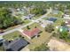 Aerial community view of the home, located on well maintained street, with neighboring houses nearby at 15069 Sw 29Th Avenue Rd, Ocala, FL 34473