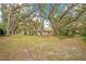 Large grassy backyard with mature trees shading the home provides a serene and spacious outdoor area at 1590 Twelve Oaks Cir, Kissimmee, FL 34744