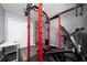 Home workout room with weight rack, workout bench, and ample space for exercise equipment at 2461 Bulrush Dr, St Cloud, FL 34769