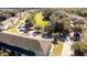 Overhead view shows property's proximity to green space, parking, and surrounding community features at 2851 Sunstone Dr # 2851, Kissimmee, FL 34758