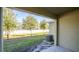 The backyard of this home features a lawn and landscaping, which offers a tranquil outdoor living space at 2851 Sunstone Dr # 2851, Kissimmee, FL 34758