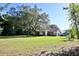 Spacious backyard featuring mature trees, perfect for outdoor activities and relaxation at 4235 W Vista Ct, Kissimmee, FL 34746