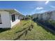 Serene backyard with lush greenery and thoughtful landscaping, creating a peaceful oasis for relaxation and enjoyment at 676 Tanaro Ln, Haines City, FL 33844